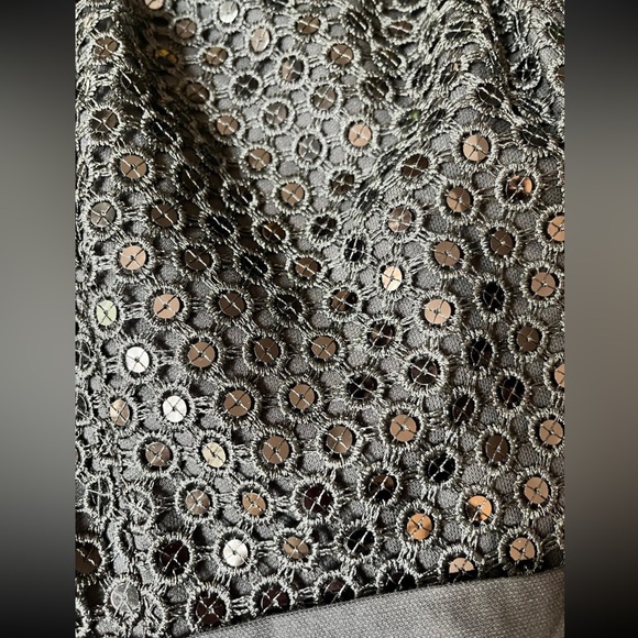 Lilly Pulitzer Abrianna Black Strapless Sequins Bodice Strapless Dress - Picture 7 of 7